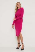 Сукня Answear Lab колір рожевий midi облягаюча (3583555)