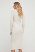 Сукня Answear Lab колір бежевий midi облягаюча (3583557)