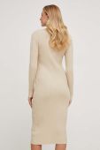 Сукня Answear Lab колір бежевий midi облягаюча (3583559)