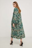 Сукня Answear Lab колір зелений midi розкльошена (3611290)
