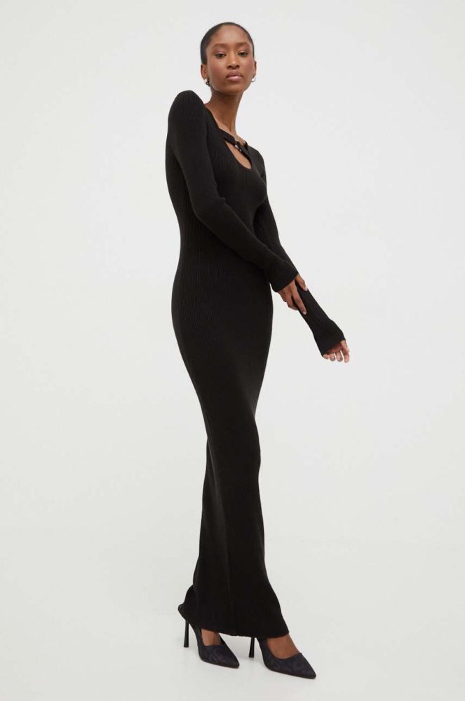 Сукня Answear Lab колір чорний maxi облягаюча (3649125)