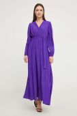 Сукня Answear Lab колір фіолетовий maxi розкльошена (3630872)