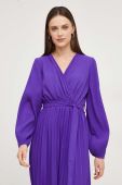 Сукня Answear Lab колір фіолетовий maxi розкльошена (3630872)