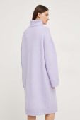 Сукня з вовною Answear Lab колір фіолетовий mini oversize