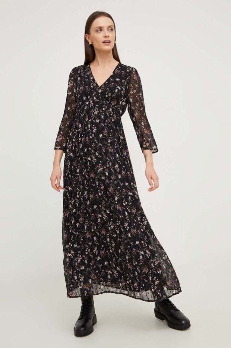 Сукня Answear Lab колір чорний maxi розкльошена (3630884)