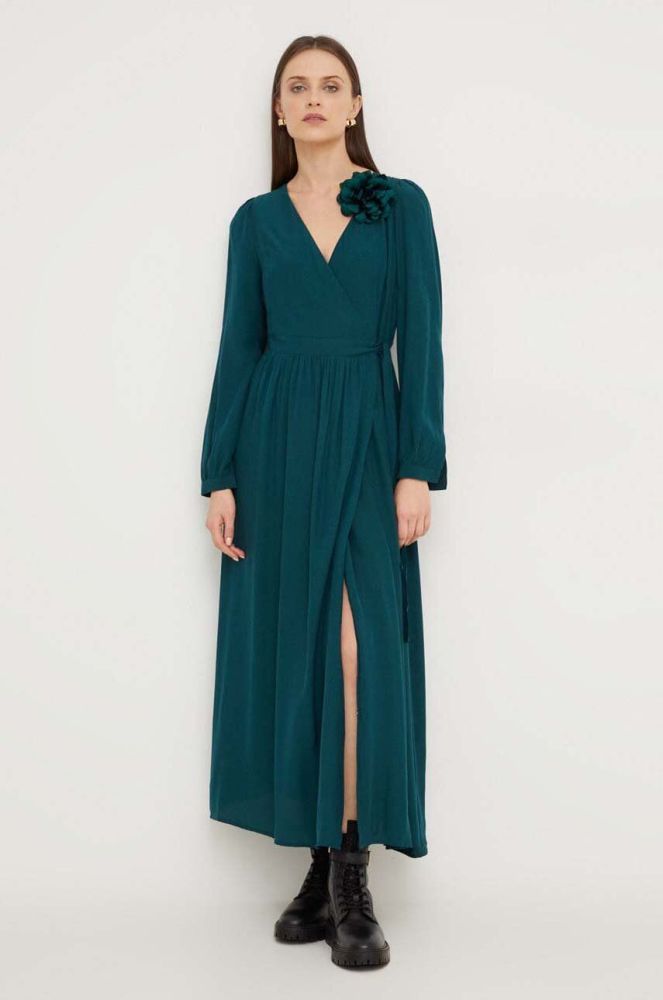 Сукня Answear Lab колір зелений maxi розкльошена (3630887)