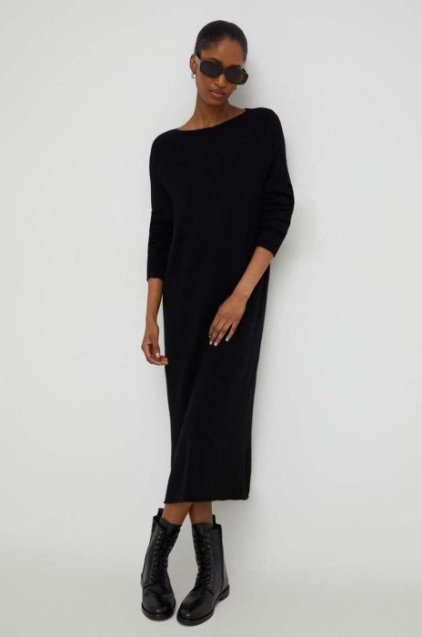 Сукня Answear Lab колір чорний mini oversize (3652172) Сукня Answear Lab колір чорний mini oversize (3652172)