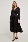 Сукня Answear Lab колір чорний midi розкльошена (3649141)