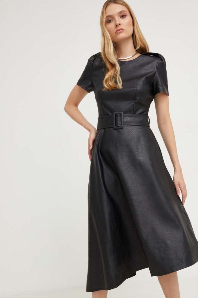 Сукня Answear Lab колір чорний maxi розкльошена (3677151)
