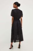 Сукня Answear Lab колір чорний midi розкльошена (3687679)