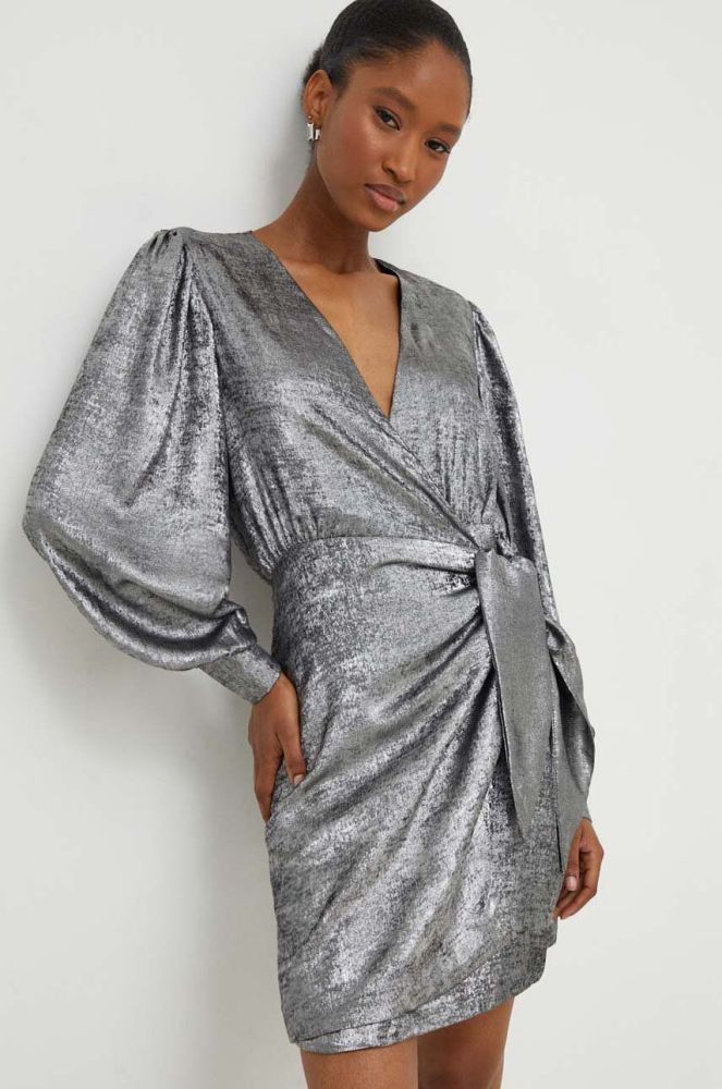 Сукня Answear Lab колір срібний mini пряма