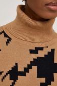Светр Answear Lab жіночий колір коричневий гольф (3535368)