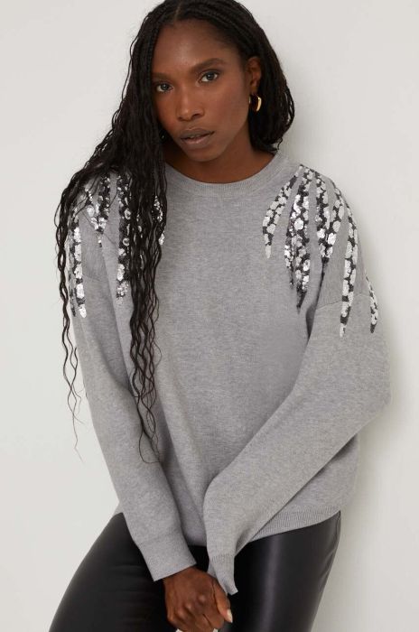 Светр Answear Lab жіночий колір сірий легкий (3478926)