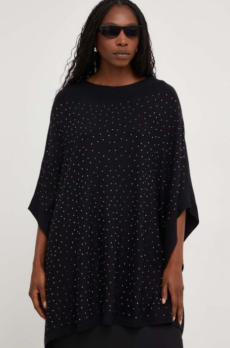 Пончо Answear Lab колір чорний легке (3483447)