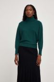 Светр Answear Lab жіночий колір зелений легкий гольф (3483448)