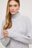 Светр Answear Lab жіночий колір сірий теплий гольф
