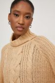 Светр Answear Lab жіночий колір бежевий гольф (3535375)