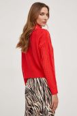 Светр Answear Lab жіночий колір червоний півгольф (3551933)
