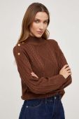 Светр Answear Lab жіночий колір коричневий гольф (3551937)