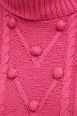 Светр Answear Lab жіночий колір рожевий теплий гольф (3646076)