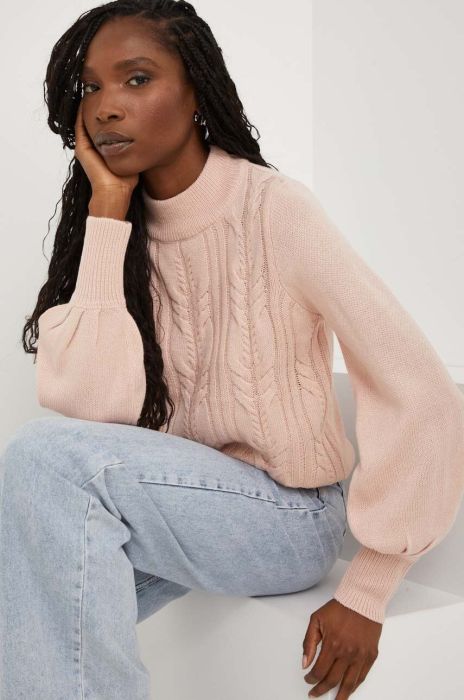 Светр Answear Lab жіночий колір рожевий легкий (3478950)