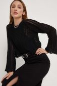 Светр Answear Lab жіночий колір чорний легкий (3395959)