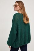 Кардиган з вовною Answear Lab колір зелений легкий