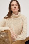 Светр Answear Lab жіночий колір бежевий гольф (3433119)
