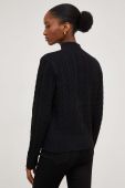 Светр з вовною Answear Lab колір чорний півгольф (3569221)
