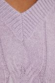 Светр з вовною Answear Lab колір фіолетовий теплий (3569227)