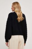 Светр з вовною Answear Lab колір чорний теплий (3569223)