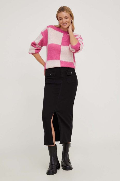 Светр з вовною Answear Lab колір рожевий (3589329)