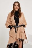 Пончо Answear Lab колір бежевий легке (3483474)