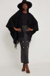 Пончо Answear Lab колір чорний легке (3483472)