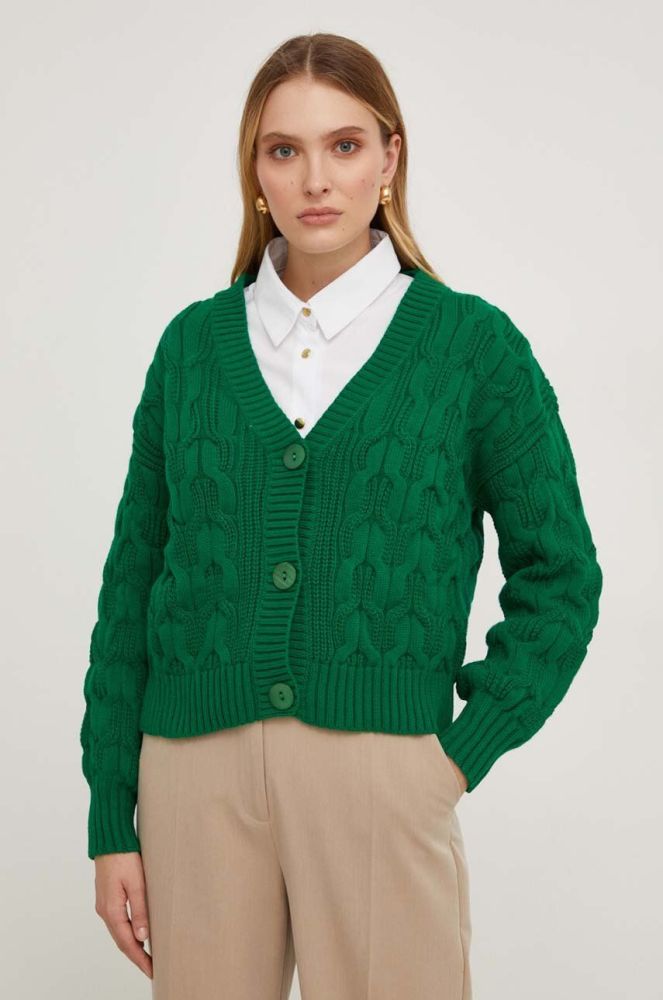 Джемпер Answear Lab жіночий колір зелений теплий (3551995)