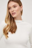 Светр Answear Lab жіночий колір білий легкий півгольф (3552005)