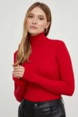 Светр Answear Lab жіночий колір червоний легкий гольф (3560897)
