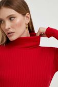 Светр Answear Lab жіночий колір червоний легкий гольф (3560897)