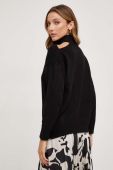 Светр з вовною Answear Lab колір чорний півгольф (3552036)