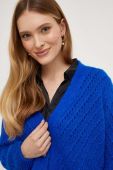 Кардиган з вовною Answear Lab легкий колір блакитний (3560960)