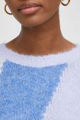 Светр з вовною Answear Lab легкий колір блакитний (3572941)