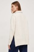 Светр Answear Lab жіночий колір бежевий теплий півгольф (3551968)