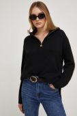 Светр Answear Lab жіночий колір чорний теплий півгольф (3551967)