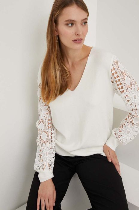 Светр Answear Lab жіночий колір білий (3589383)