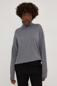 Светр Answear Lab жіночий колір сірий легкий гольф