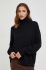 Светр Answear Lab жіночий колір чорний легкий гольф (3622920)
