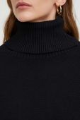 Светр Answear Lab жіночий колір чорний легкий гольф (3622920)