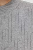Светр Answear Lab жіночий колір сірий легкий півгольф (3611307)