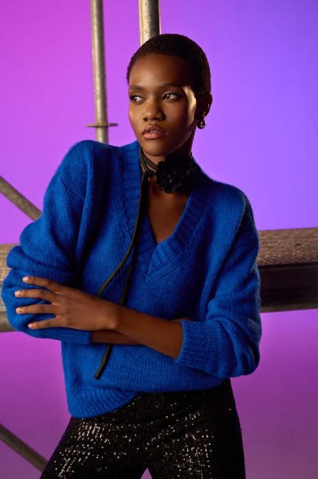 Светр з вовною Answear Lab теплий колір блакитний (3603729)