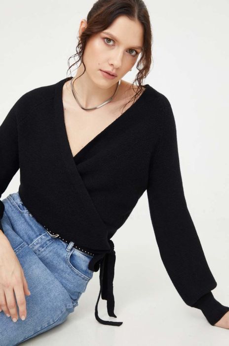 Джемпер Answear Lab жіночий колір чорний легкий (3635807)